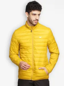 Wildcraft Men Yellow Water Resistant Outdoor Puffer Jacket