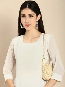 Anouk Women Ethnic Motifs Embroidered Kurta