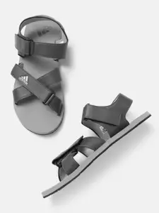 ADIDAS Men Brand Logo Embossed Hengat Sports Sandals