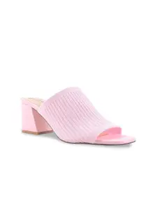 London Rag Women Pink Block Heels