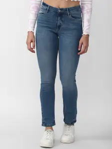 FOREVER 21 Women Mid-Rise Skinny Fit Ankle Length Jeans