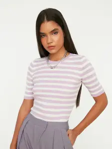 Trendyol Women Multicoloured Striped Pullover