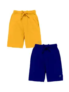 KiddoPanti Boys Pack Of 2 Cotton Shorts