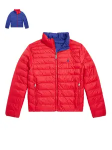 Polo Ralph Lauren Boys Red Blue Reversible Puffer Jacket