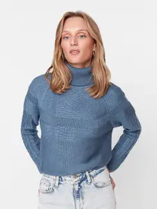 Trendyol Women Blue Pullover