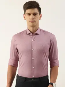 Peter England Slim Fit Printed Semiformal Shirt