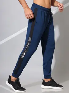 CULT Men Printed Panelled Performance Joggers