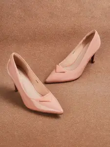 CODE by Lifestyle Women Nude-Coloured Stiletto Pumps