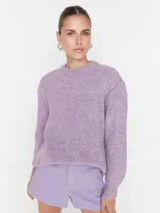 Trendyol Women Lavender Pullover