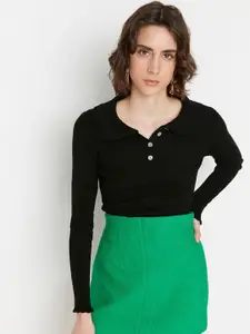 Trendyol Women Black Solid Pullover