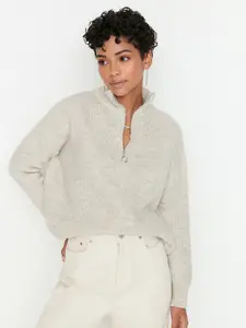 Trendyol Women Grey Pullover