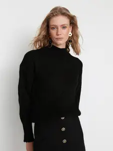 Trendyol Women Black Solid Pullover