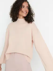 Trendyol Women Peach-Coloured Pullover
