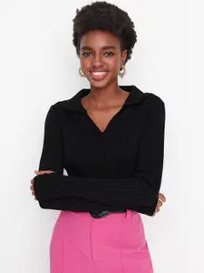 Trendyol Women Black Solid Pullover