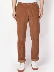 Blackberrys Men Brown Comfort Cotton Trousers
