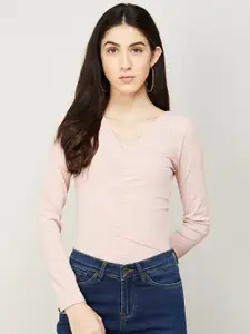 Ginger by Lifestyle Women Pink Casual Top