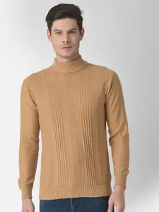 Turtle Men Khaki Striped Pullover