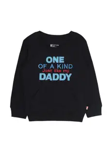 Bodycare Kids Boys Black Printed Sweatshirt