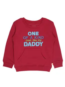 Bodycare Kids Boys Red Printed Sweatshirt