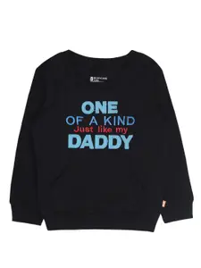 Bodycare Kids Boys Black Printed Sweatshirt