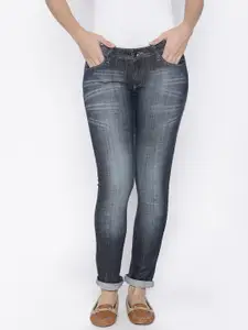 Pepe Jeans Women Blue Frisky Skinny Fit Low-Rise Clean Look Stretchable Jeans