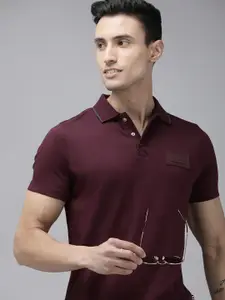 THE BEAR HOUSE Ardor Edition Men Pure Cotton Polo Collar Slim Fit T-shirt