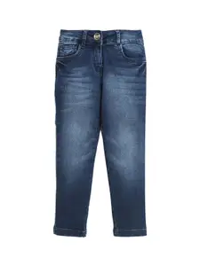 Tiny Girl Girls Blue Heavy Fade Cotton Jeans