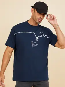 Styli Drop-Shoulder Cotton Oversized T-Shirt