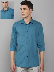 Allen Solly Men Slim Fit Printed Pure Cotton Reversible Casual Shirt
