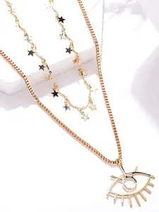 OOMPH Gold-Toned Layered Necklace