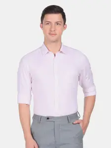 Arrow Men Self Design Dobby Cotton Formal Shirt