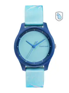 Fastrack Women Blue Dial & Blue Straps Analogue Watch 68023PP08