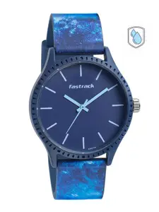 Fastrack Men Blue Dial & Blue Straps Analogue Watch 38061PP09