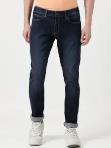 Wrangler Men Blue Vegas Skinny Fit Low-Rise Light Fade Stretchable Jeans