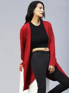 Rigo Open Front Cotton Longline Shrug