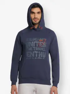 Wildcraft Typography Printed Hooded Cotton Sweatshirt