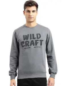 Wildcraft Men Grey Printed Sweatshirt