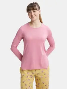 Jockey Women Pink T-shirt