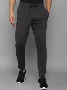 Louis Philippe ATHPLAY Men Grey Solid Joggers
