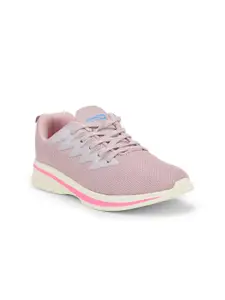 Liberty Women Pink Mesh Running Non-Marking Shoes