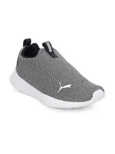 Puma Men Grey Textile Wish Running Shoes