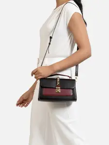 IRTH Colourblocked Structured Satchel