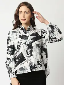 Pepe Jeans Boxy Fit Printed Casual Shirt