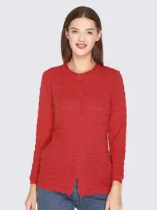 GODFREY Women Red Cardigan Sweaters