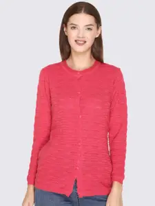 GODFREY Women Pink Cardigan Sweaters