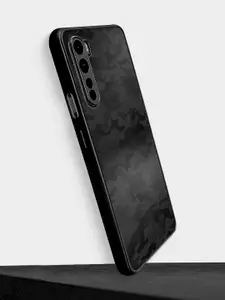 macmerise Black Printed Camo Army Design OnePlus Nord Bumper Phone Back Case