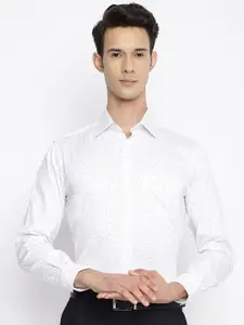 Cantabil Men Printed Cotton Formal Shirt