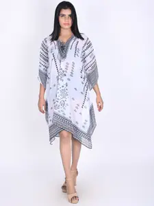 Rajoria Instyle Tie-Up Neck Georgette Cover up Dress