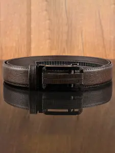 BuckleUp Men Brown Textured Belt