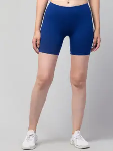 Apraa & Parma Women Blue Cycling Sports Shorts